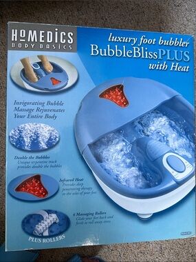 Homedics BubbleBlissPLUS Luxury Foot Bubbler